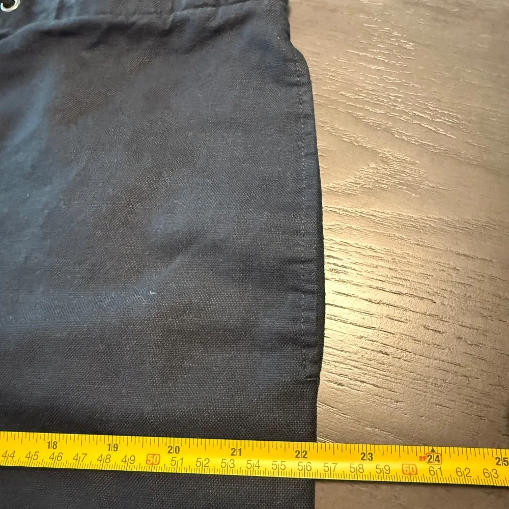 Banana Republic Women’s Linen/cotton Black Pants Size M‎